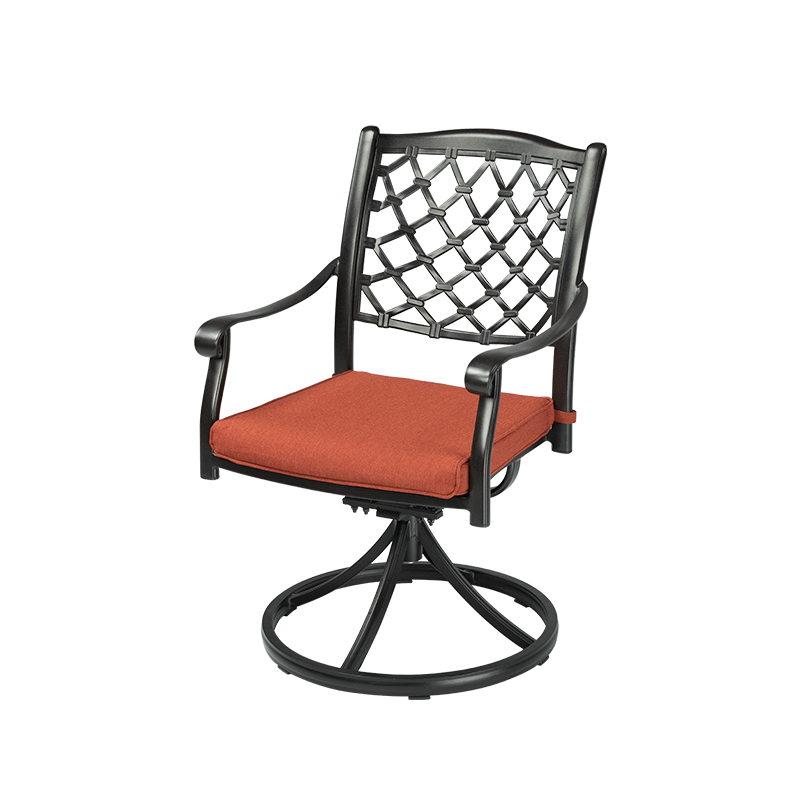 036 Cast Aluminum Swivel Rocker Chairs